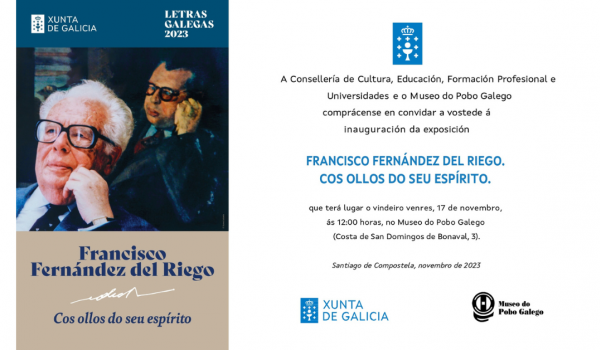 Convite exposición Letras Galegas MPG